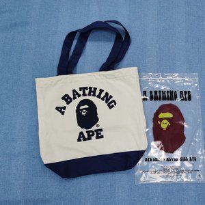 🌟🌴NWT A bathing ape bape canvas tote shoulder bag